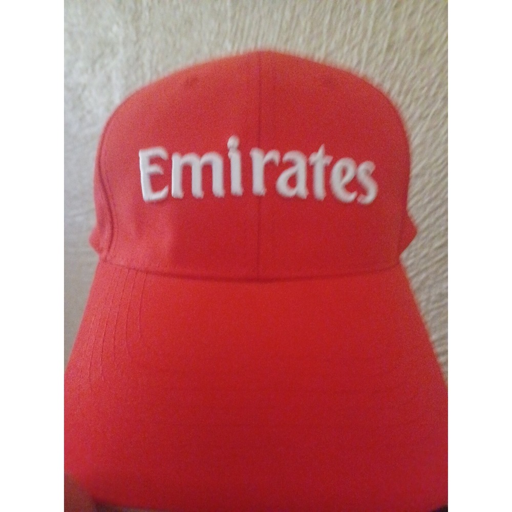 Emirates Airline Logo Fly Better Cap Red Hat Adjustable Strapback